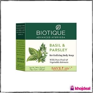 Biotique Basil and Parsley Revitalizing Body Soap